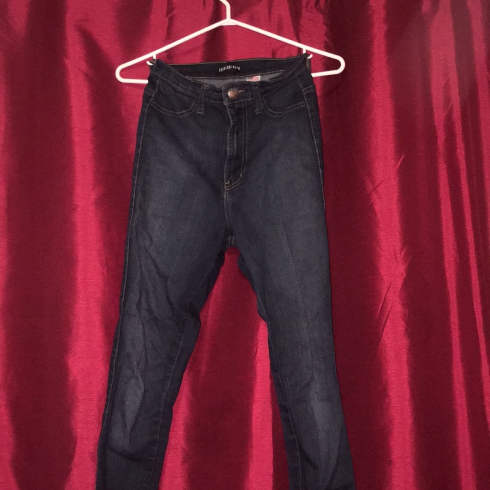 super high rise jeggings